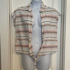 Linen women’s button up shirt